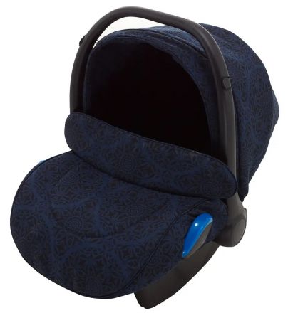 Детское автокресло Adamex Kite Flowers FL1 черный (цветы)